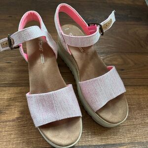 TOMS Women's Diana Platform Espadrille Wedge Sandals